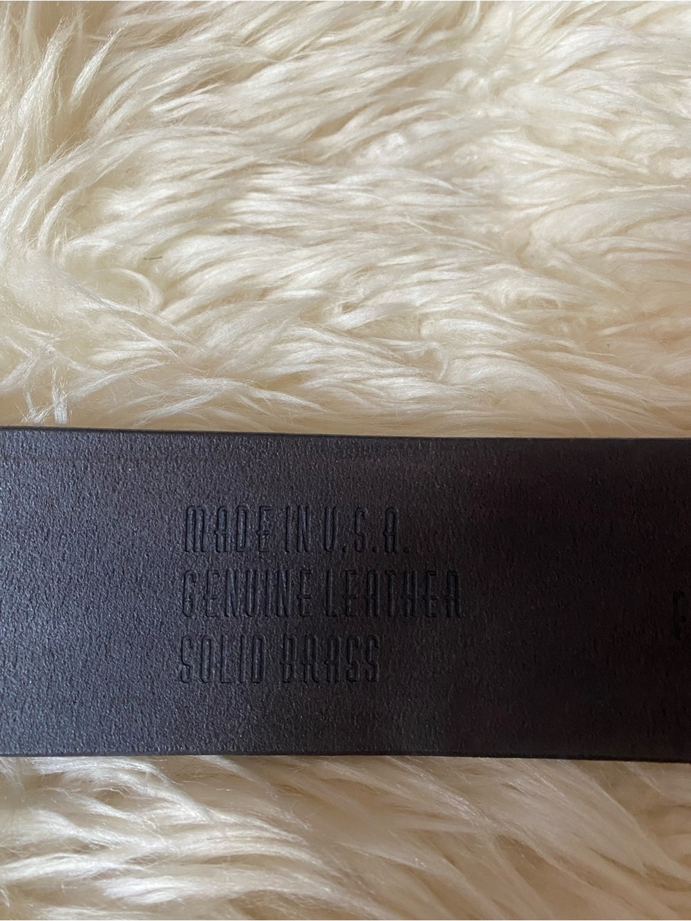 Donna Karen brown leather belt - Picture 6 of 7
